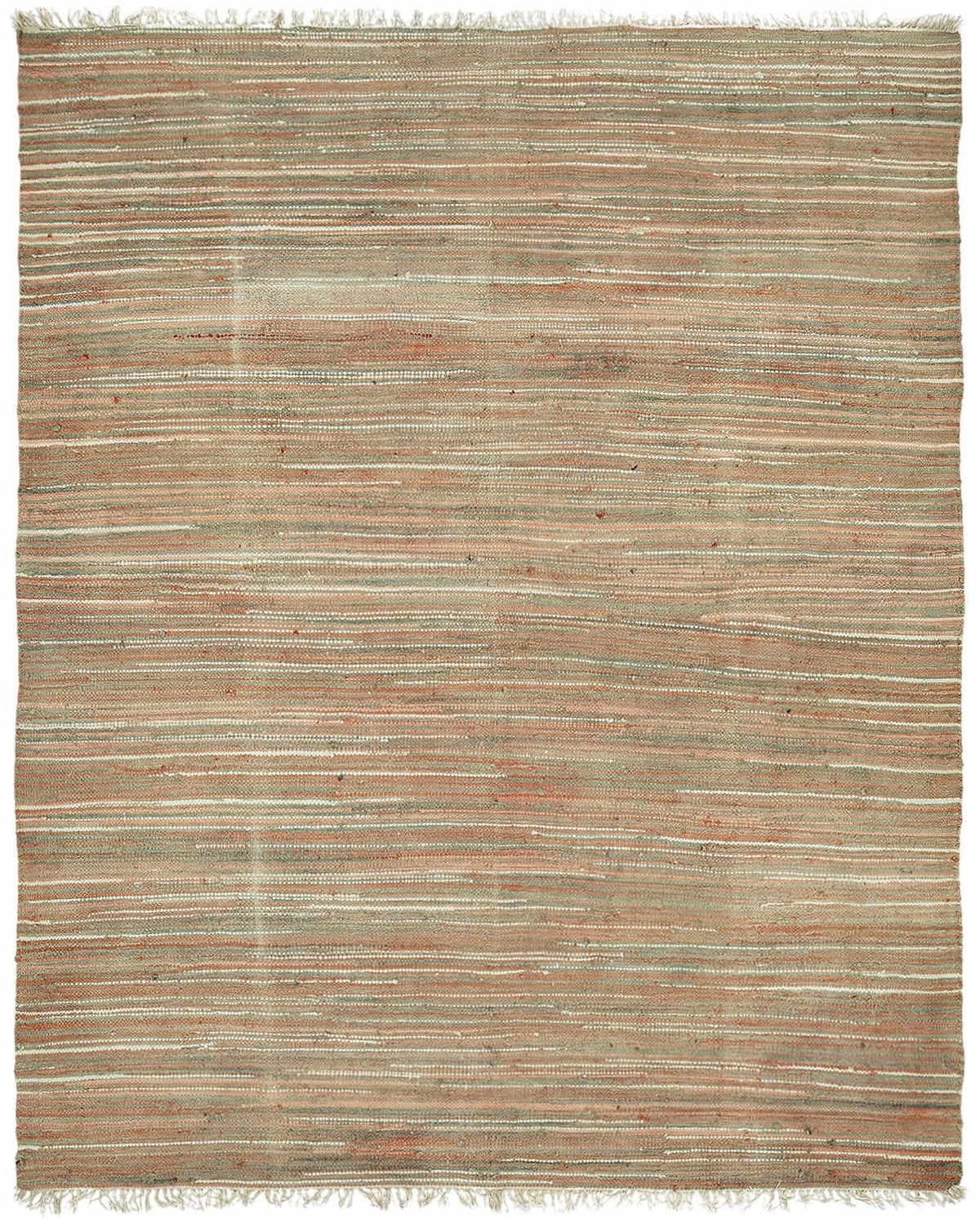Gozvan Vintage Bej Çizgili Dokuma Modern Halı 240x297 cm 48565