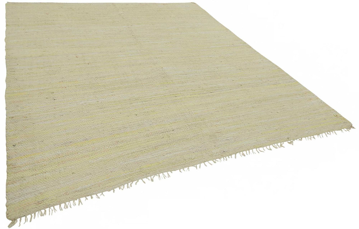 Gozvan Modern Düz Bej Halı Melanj Dokulu El Dokuması 244x290 cm – genel görünüm