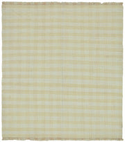 Gozvan Bej Krem Çizgili Modern El Dokuma Halı 264x287 cm
