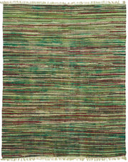 Gozvan Çizgili Çok Renkli El Dokuma Vintage Halı 238x294 cm