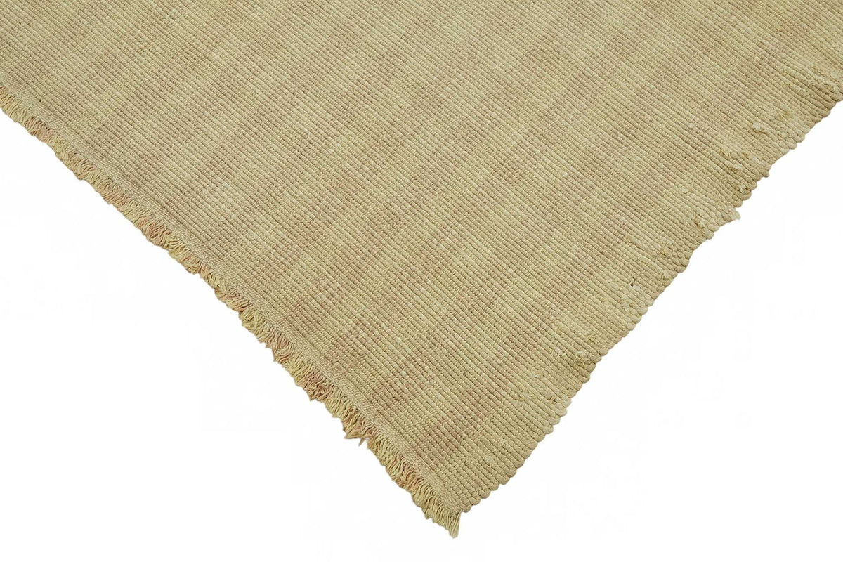 Gozvan Desensiz Dokulu Modern Düz Krem Halı 236x276 cm – detay görünümü