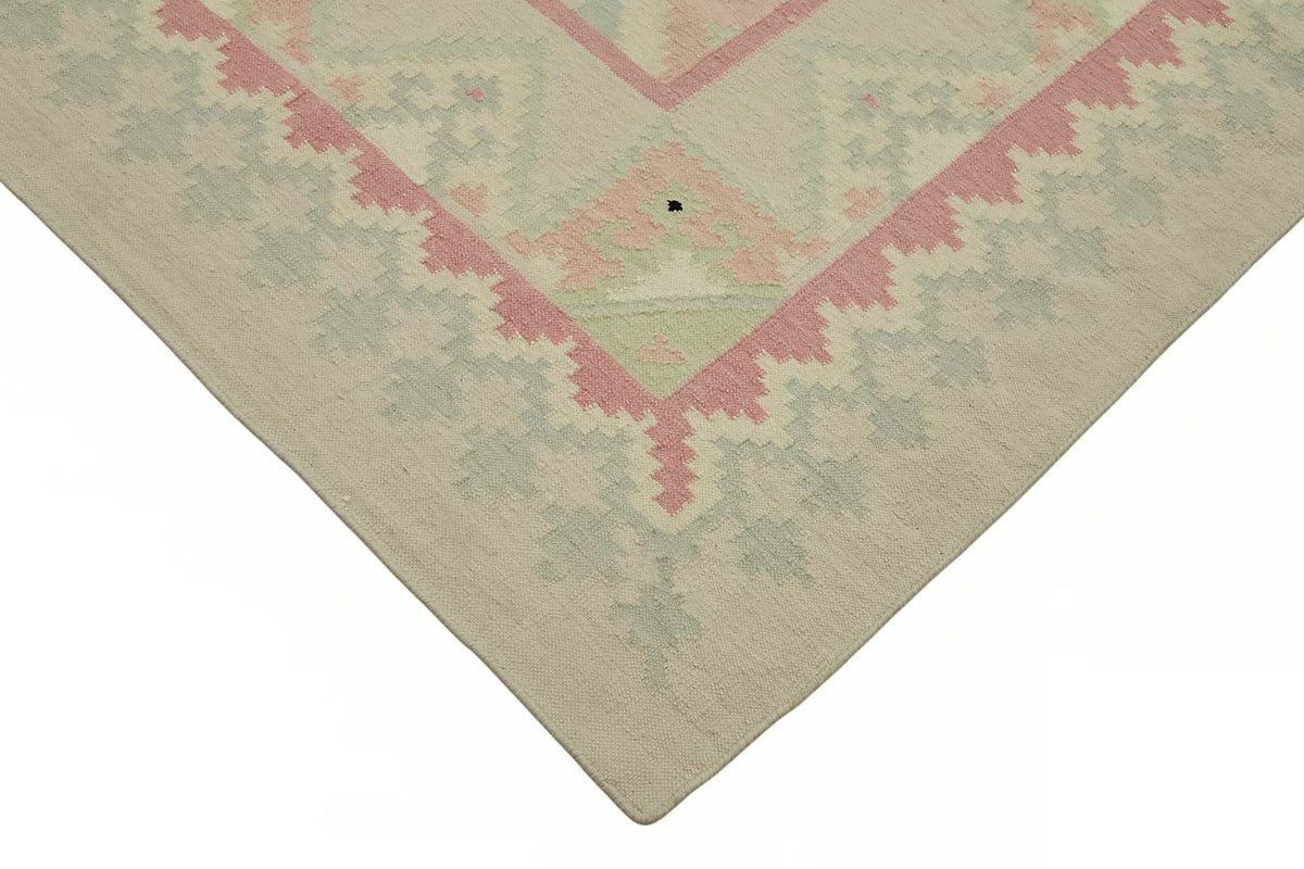 Krovix Scandinavian Bej Baklava Desenli Kilim 298x420 cm 48870 – detay görünümü
