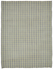 Gozvan Gri Bej Geometrik Modern Yün Pamuk El Dokuma Halı 263x333 cm