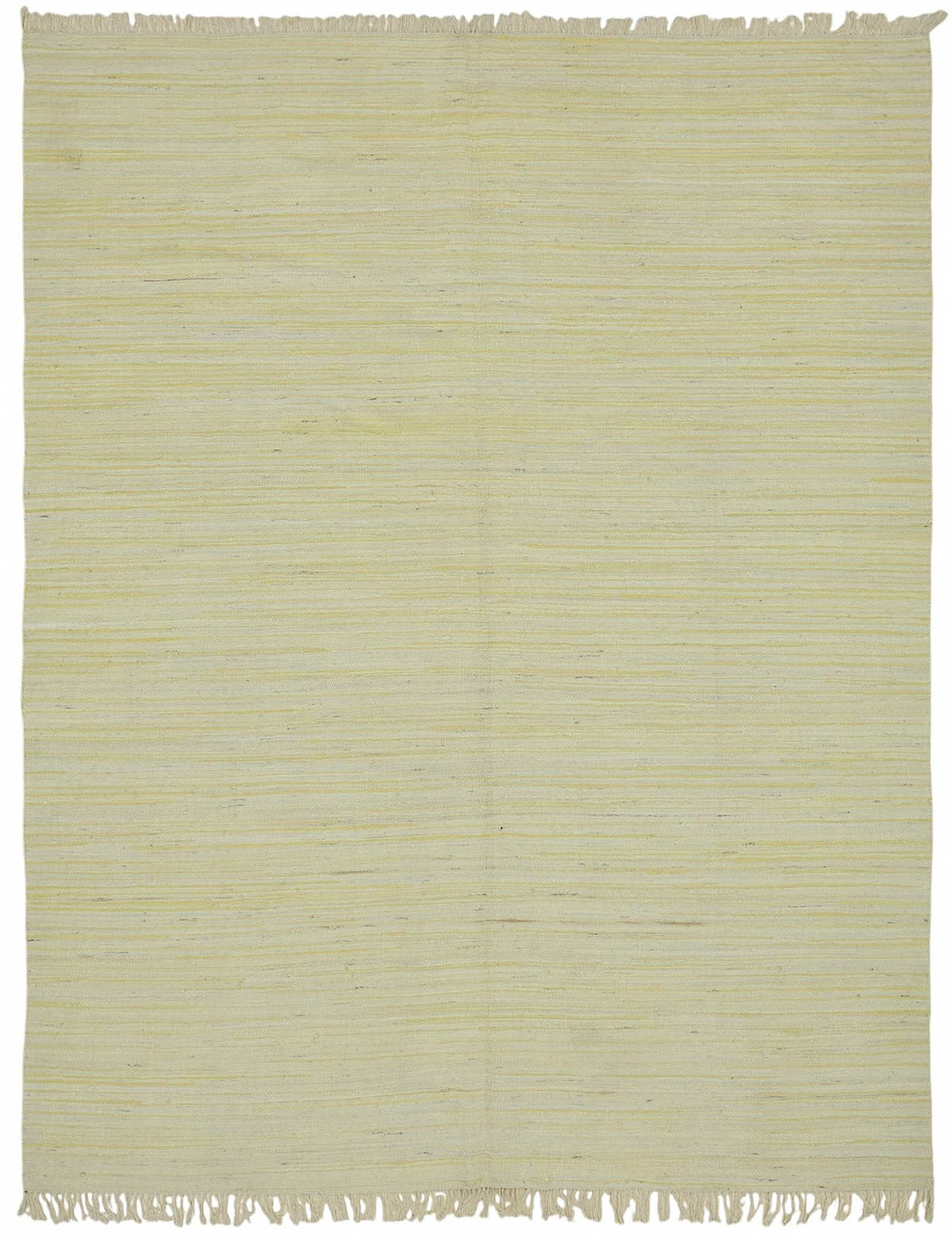 Gozvan Düz Bej Halı Modern El Dokuması Vintage 273x353 cm 48935