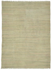 Gozvan Bej Krem Düz Modern El Dokuma Halı 257x350 cm