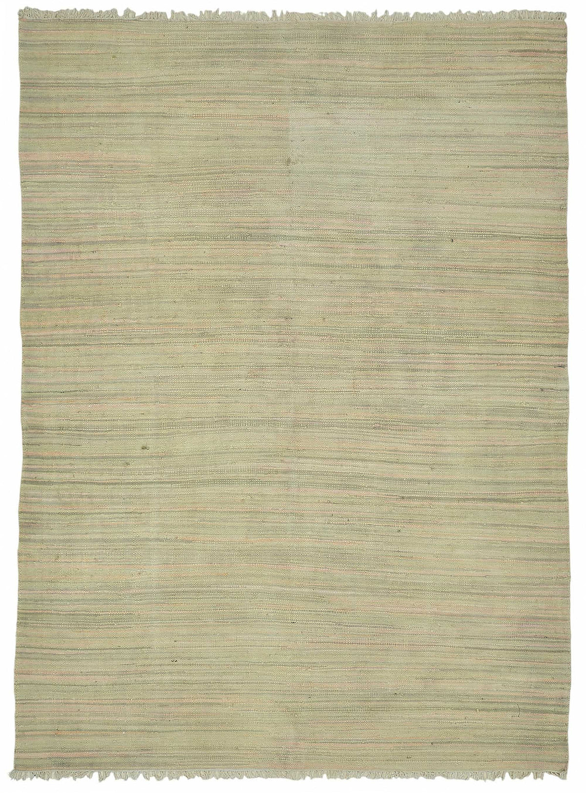 Gozvan Bej Krem Düz Modern El Dokuma Halı 257x350 cm
