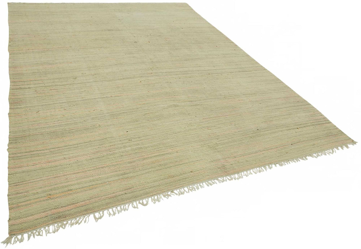 Gozvan Bej Krem Düz Modern El Dokuma Halı 257x350 cm – genel görünüm