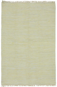 Gozvan Düz Krem Halı Hareli Yüzeyli Modern El Dokuma 280x417 cm