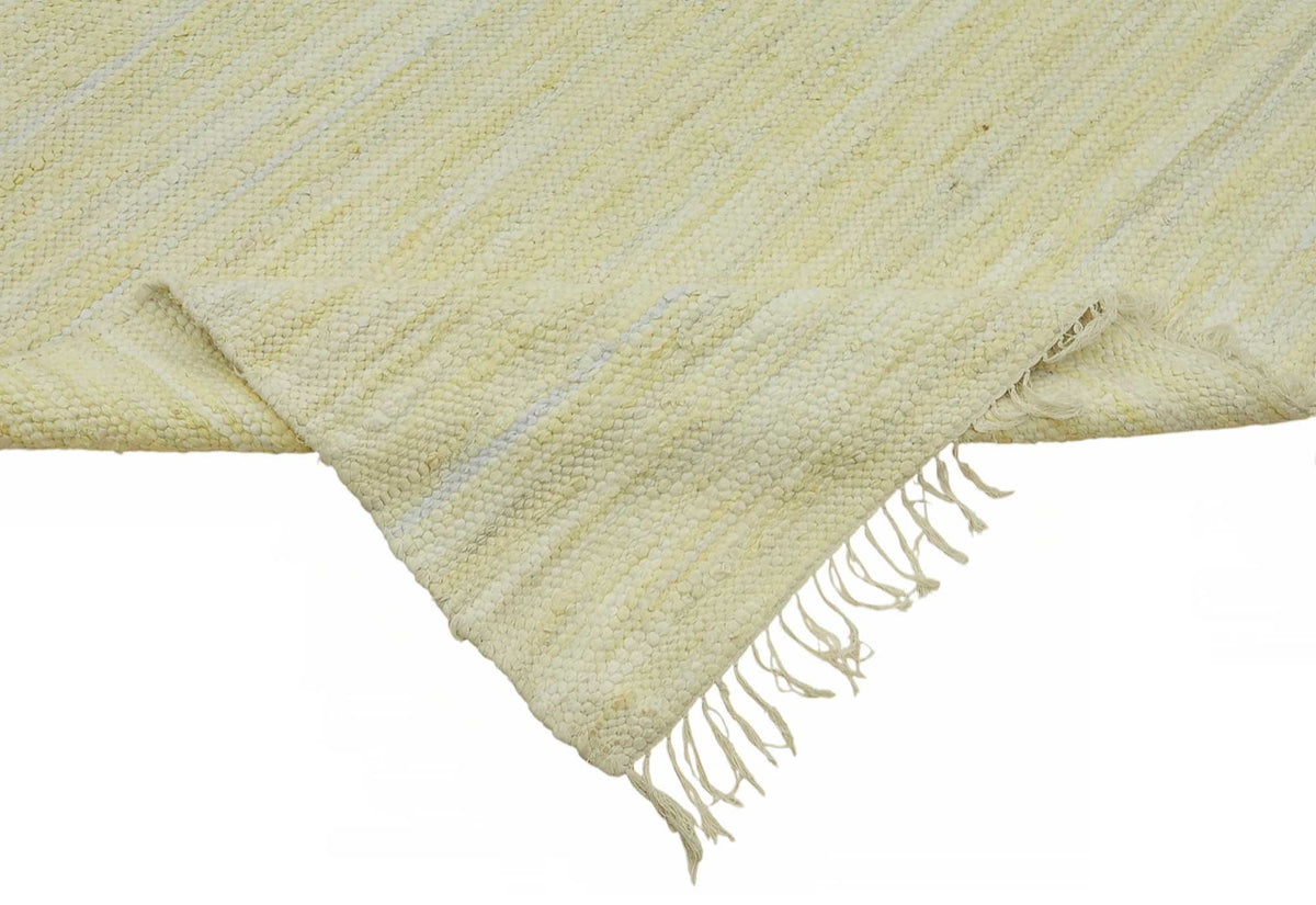 Gozvan Düz Krem Halı Hareli Yüzeyli Modern El Dokuma 280x417 cm – mekânda kullanım