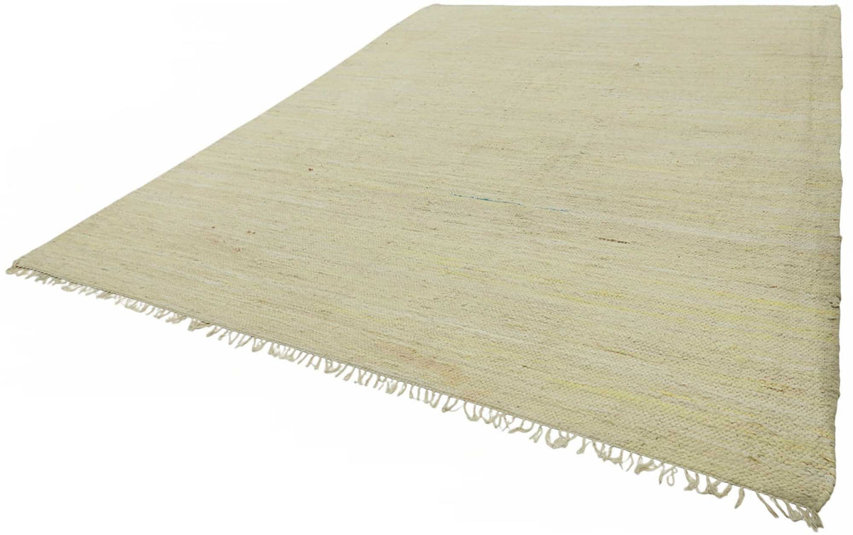 Gozvan Desensiz Krem ve Bej Dokuma Modern Halı 313x410 cm – doku yakın çekim