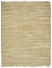 Gozvan Bej Krem Çizgili Modern El Dokuma Halı 275x347 cm