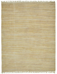 Gozvan Bej Krem Çizgili Modern El Dokuma Halı 275x347 cm