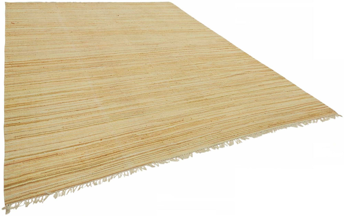 Gozvan Bej Rengi Çizgili El Dokuma Halı 297x410 cm 48960 – genel görünüm