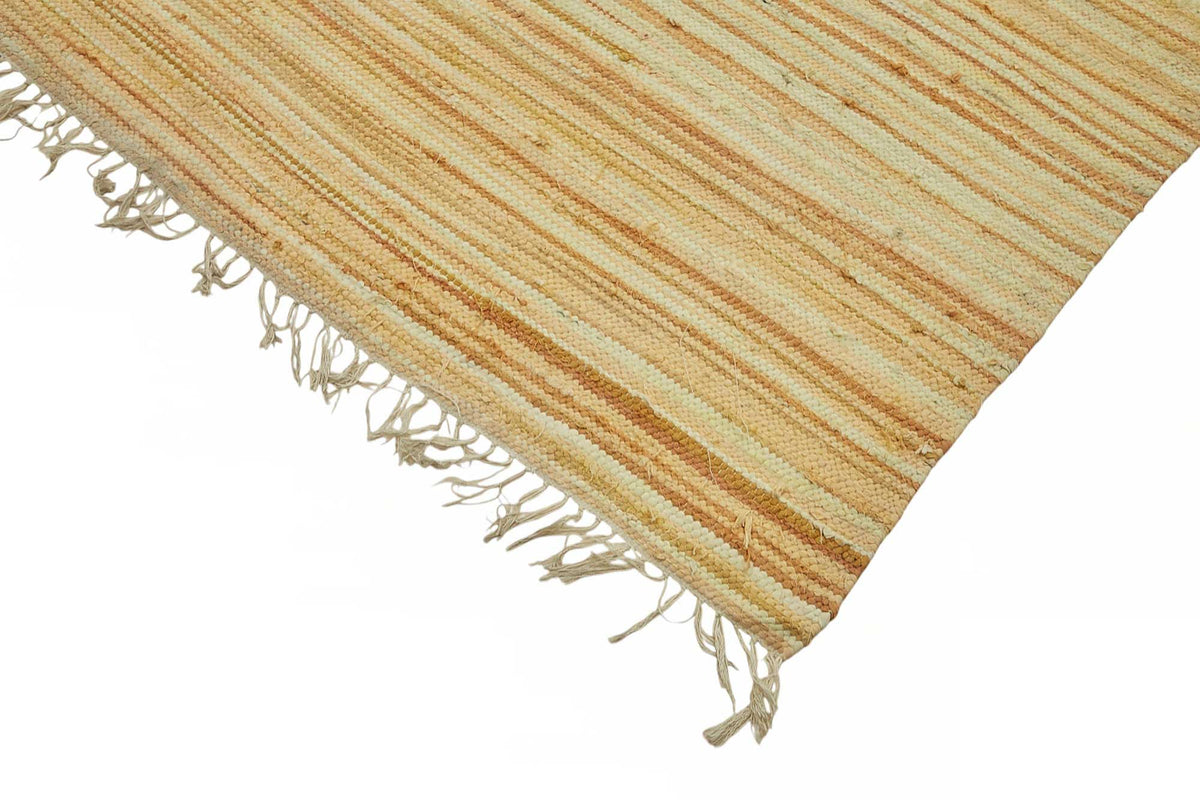 Gozvan Bej Rengi Çizgili El Dokuma Halı 297x410 cm 48960 – detay görünümü