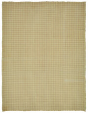 Gozvan Bej Desensiz El Dokuma Düz Krem Halı 251x320 cm 48962