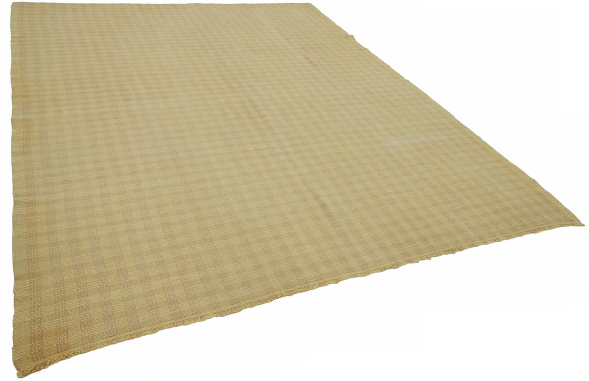 Gozvan Bej Desensiz El Dokuma Düz Krem Halı 251x320 cm 48962 – genel görünüm