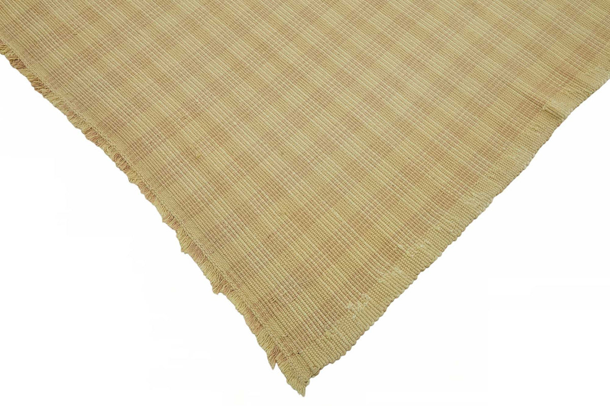 Gozvan Bej Desensiz El Dokuma Düz Krem Halı 251x320 cm 48962 – detay görünümü