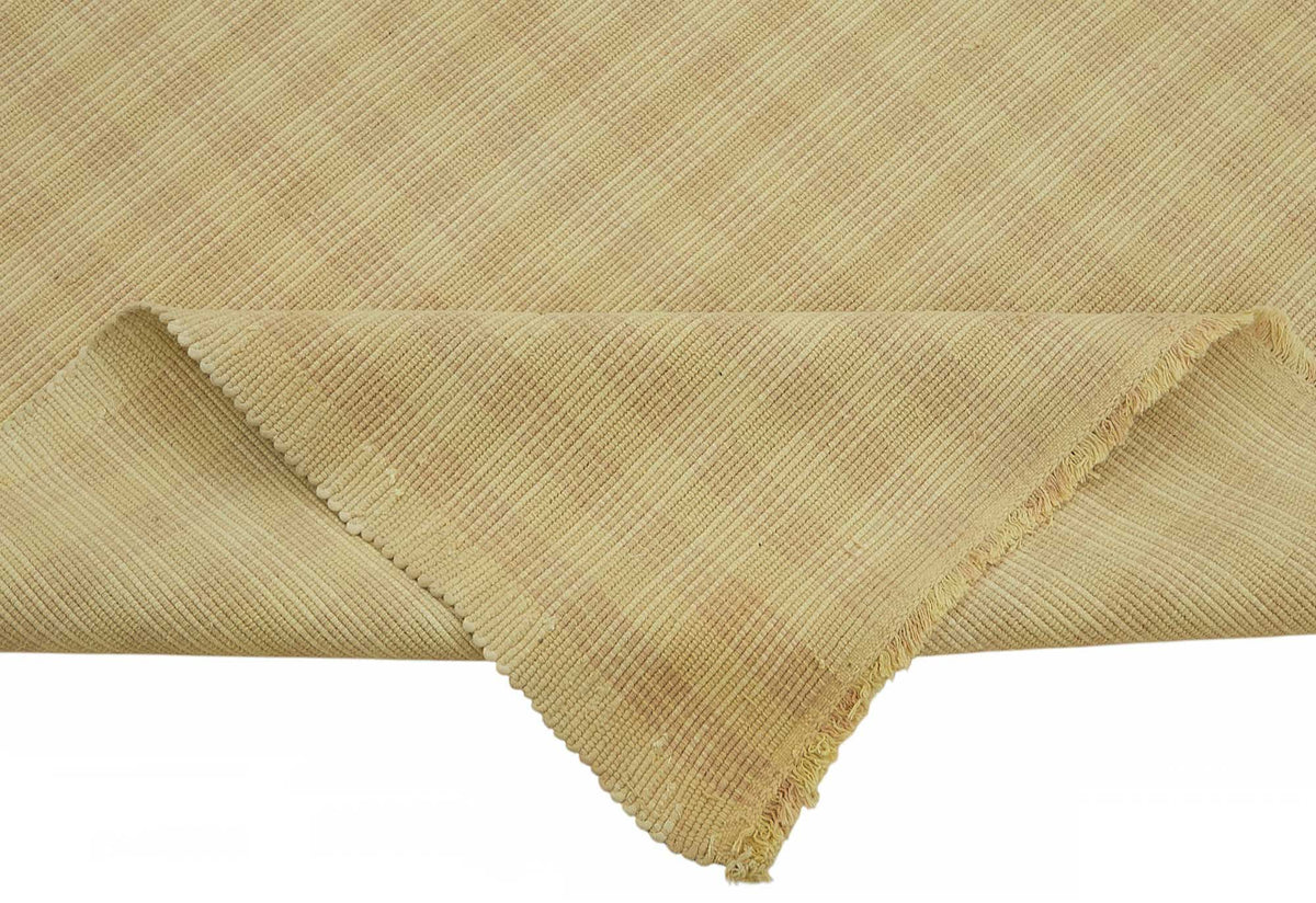 Gozvan Bej Desensiz El Dokuma Düz Krem Halı 251x320 cm 48962 – mekânda kullanım