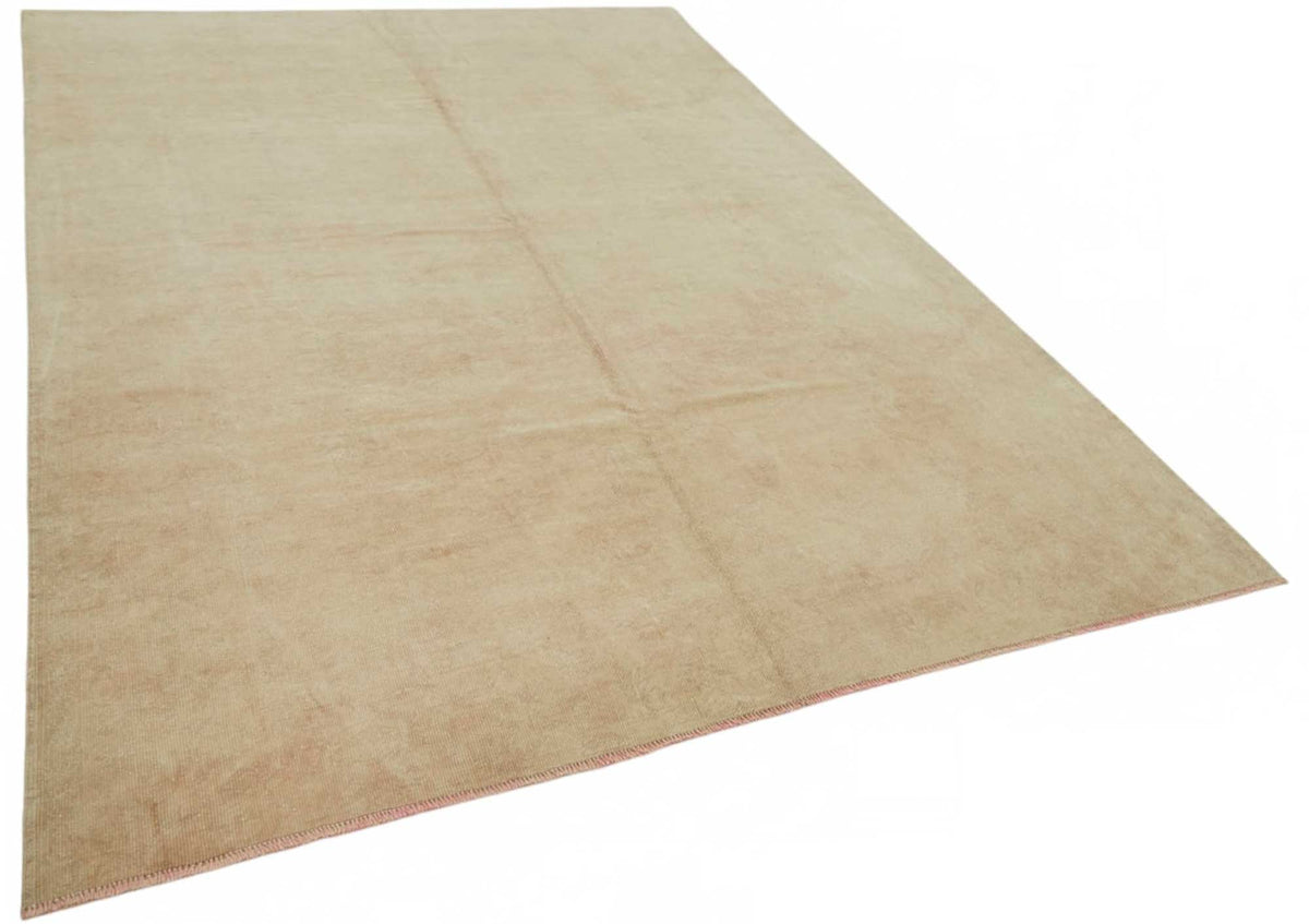 Vamave Bej Krem Düz Modern Uşak El Dokuma Halı 209x318 cm – genel görünüm