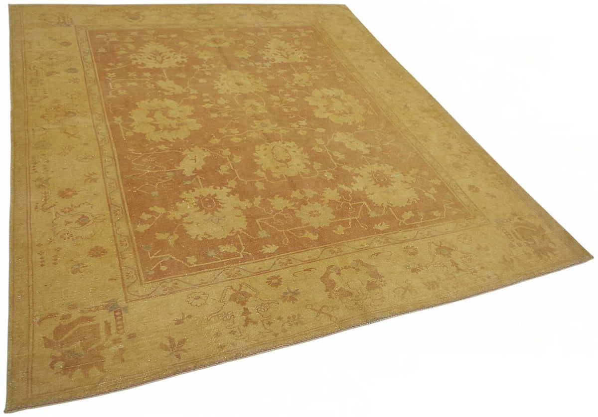 Vamave Bej Uşak Halısı Klasik Çiçek Desenli 208x253 cm 49096 – genel görünüm