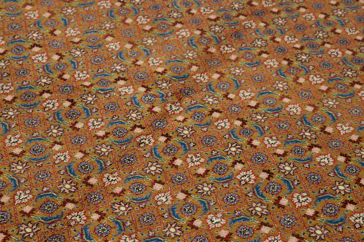 Vamave Kahverengi Kırmızı Geometrik Uşak El Dokuma Halı 195x286 cm – mekânda kullanım