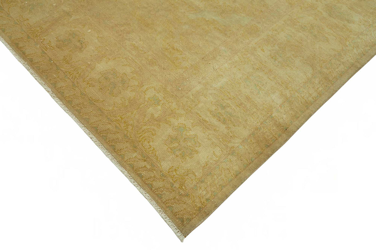 Vamave Açık Bej Halı Uşak Madalyon Desenli 10-20 Yıllık 257x303 cm – detay görünümü
