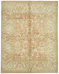 Vamave Uşak El Dokuma Bej Zeminli Çiçekli Halı 247x306 cm 49155
