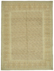 Vamave Uşak Halısı Bej Kahverengi Geometrik Desenli 253x340 cm 49162