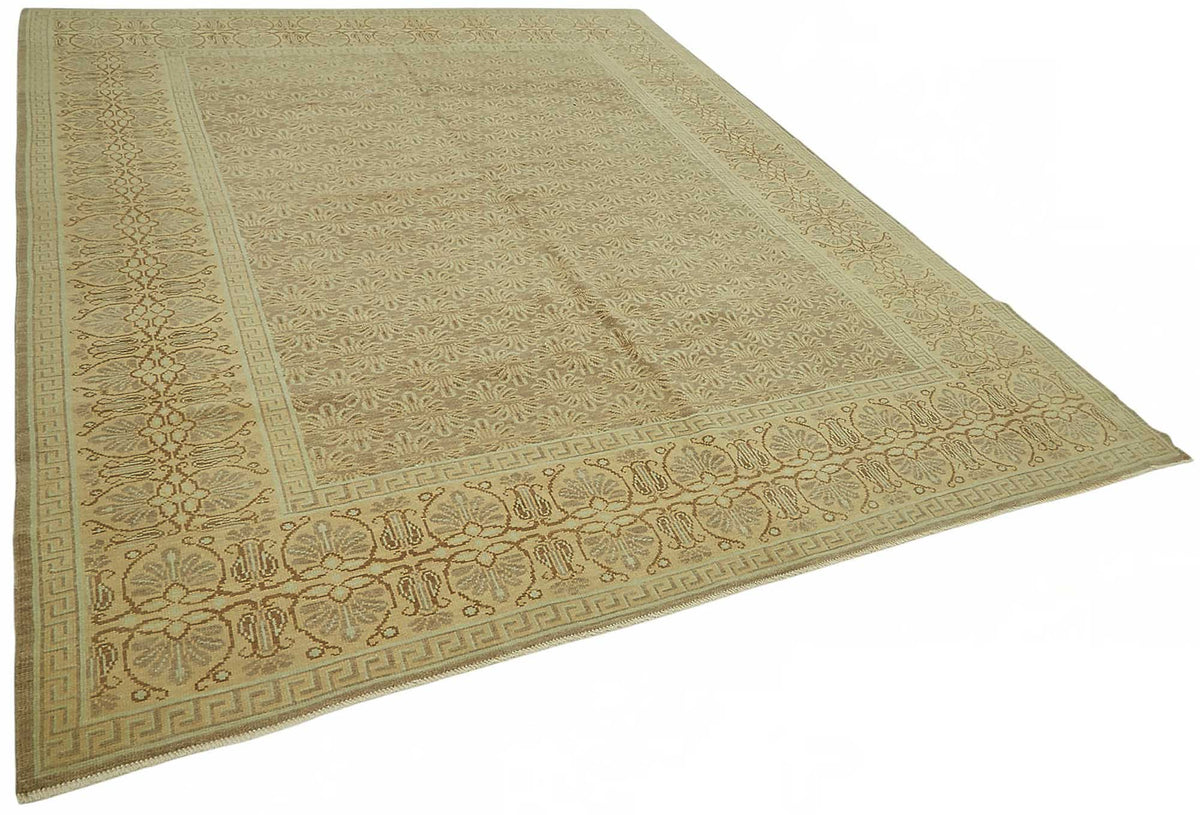 Vamave Uşak Halısı Bej Kahverengi Geometrik Desenli 253x340 cm 49162 – genel görünüm