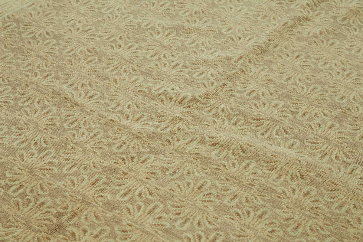 Vamave Uşak Halısı Bej Kahverengi Geometrik Desenli 253x340 cm 49162 – mekânda kullanım