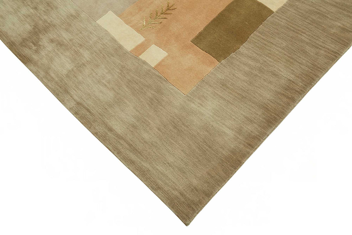 Vamave Çok Renkli Halı: Modern Geometrik Desenli Uşak Dokuma 268x356 cm – detay görünümü