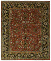 Vamave Kırmızı Çiçek Desenli Uşak El Dokuma Halı 285x344 cm