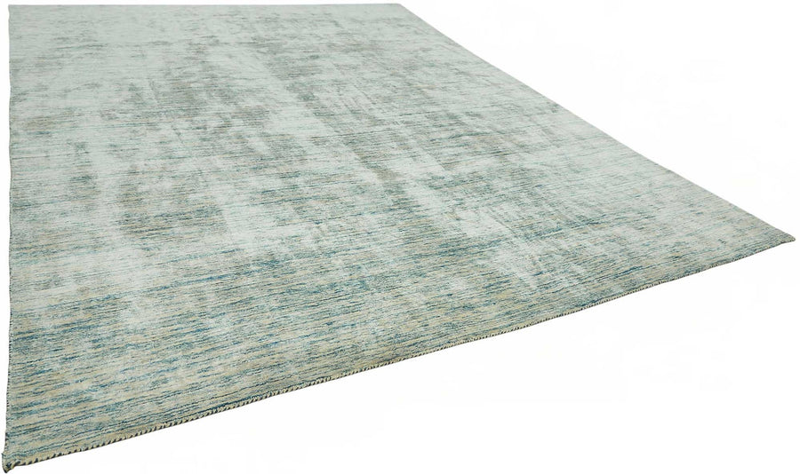 Vamave Soyut Desenli Mavi ve Bej Uşak Halısı 332x443 cm – genel görünüm