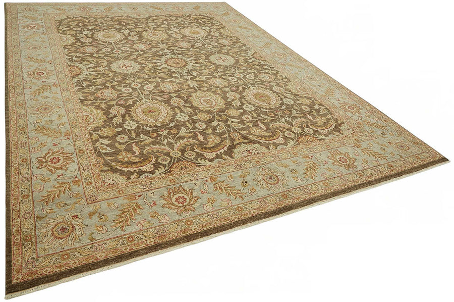 Vamave Uşak Halısı Açık Kahverengi Çiçek Desenli 270x365 cm 49194 – genel görünüm