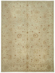Vamave Çiçek Desenli Bej Rengi Vintage Uşak Halı 309x418 cm