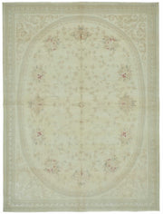 Rusvo Krem Bej Halı: Bordürlü Vintage El Dokuma 258x341 cm 49220