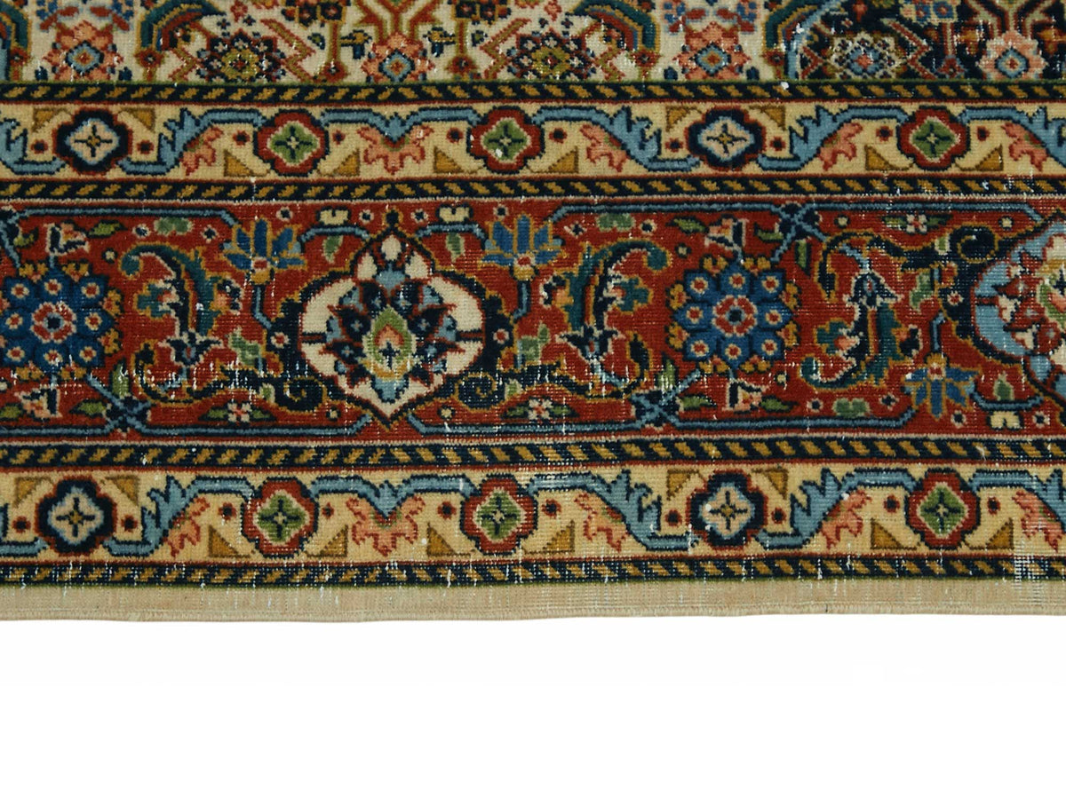 Rusvo Vintage Kırmızı Dokuma Madalyon Desenli Halı 197x297 cm 49240 – farklı açı