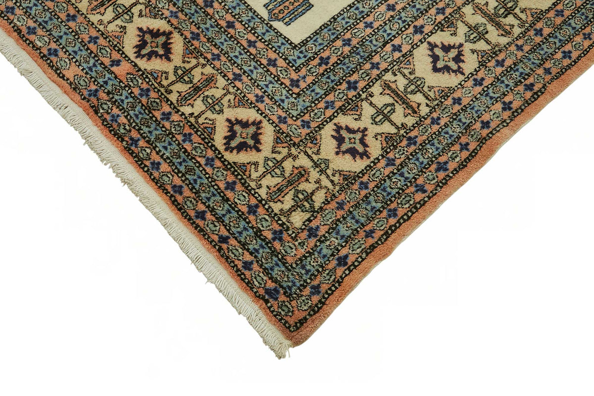 Vamave Uşak Krem Geometrik Desenli El Dokuma Halı 270x350 cm 49265 – detay görünümü
