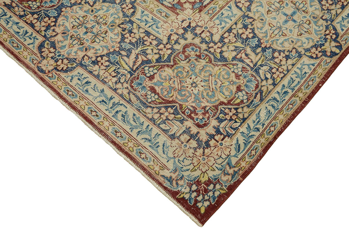 Rusvo Vintage Kırmızı Dokuma Madalyon Desenli Halı 288x400 cm 49454 – detay görünümü