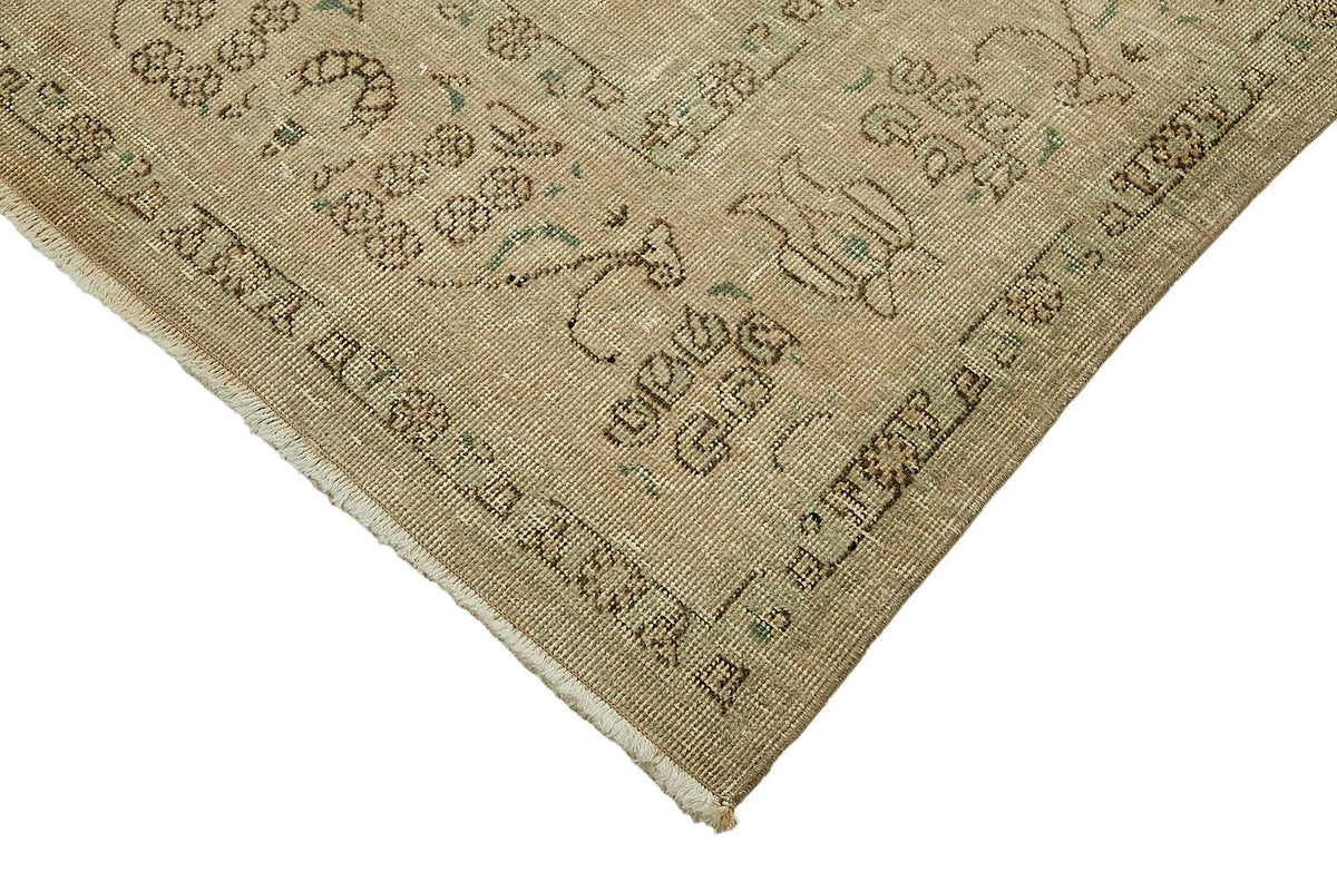 Rusvo Bej Rengi Halı Antrasit Gri ve Mavi Detaylı 301x392 cm 49466 – detay görünümü