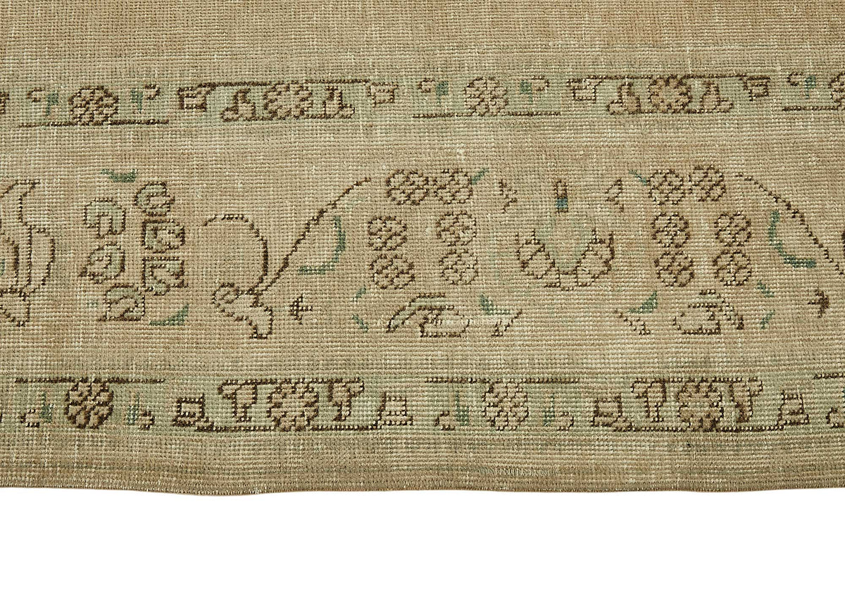 Rusvo Bej Rengi Halı Antrasit Gri ve Mavi Detaylı 301x392 cm 49466 – farklı açı