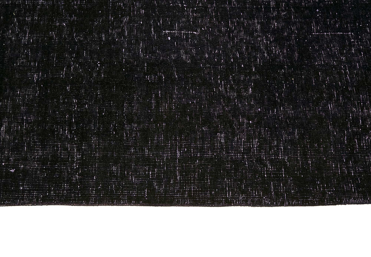Zelko Siyah Gri Düz Renk Melanje Efektli El Dokuma Halı 281x342 cm – farklı açı