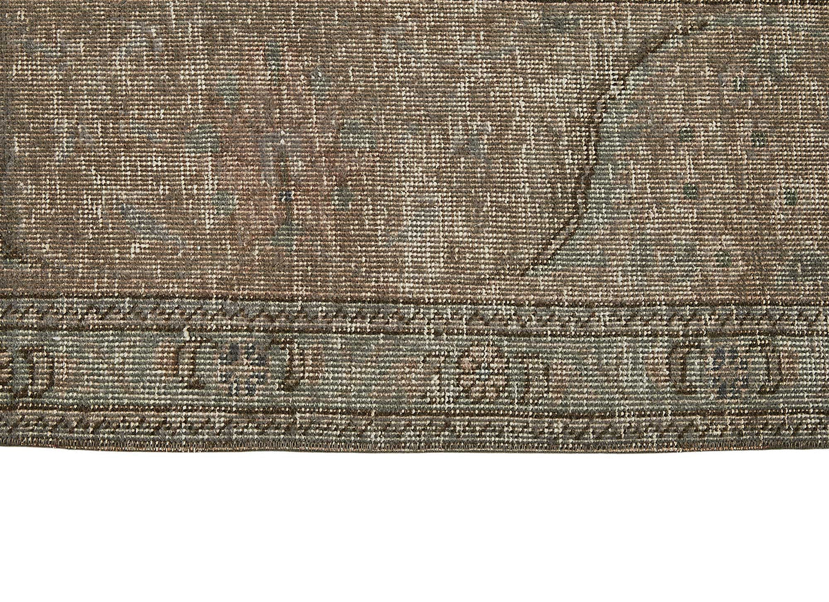Zelko Antrasit Gri Eskitme Halı, Klasik Madalyon Desenli 300x390 cm – farklı açı