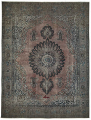 Zelko Toz Pembe Halı, Gümüş Zeminli ve Madalyon Desenli 239x392 cm