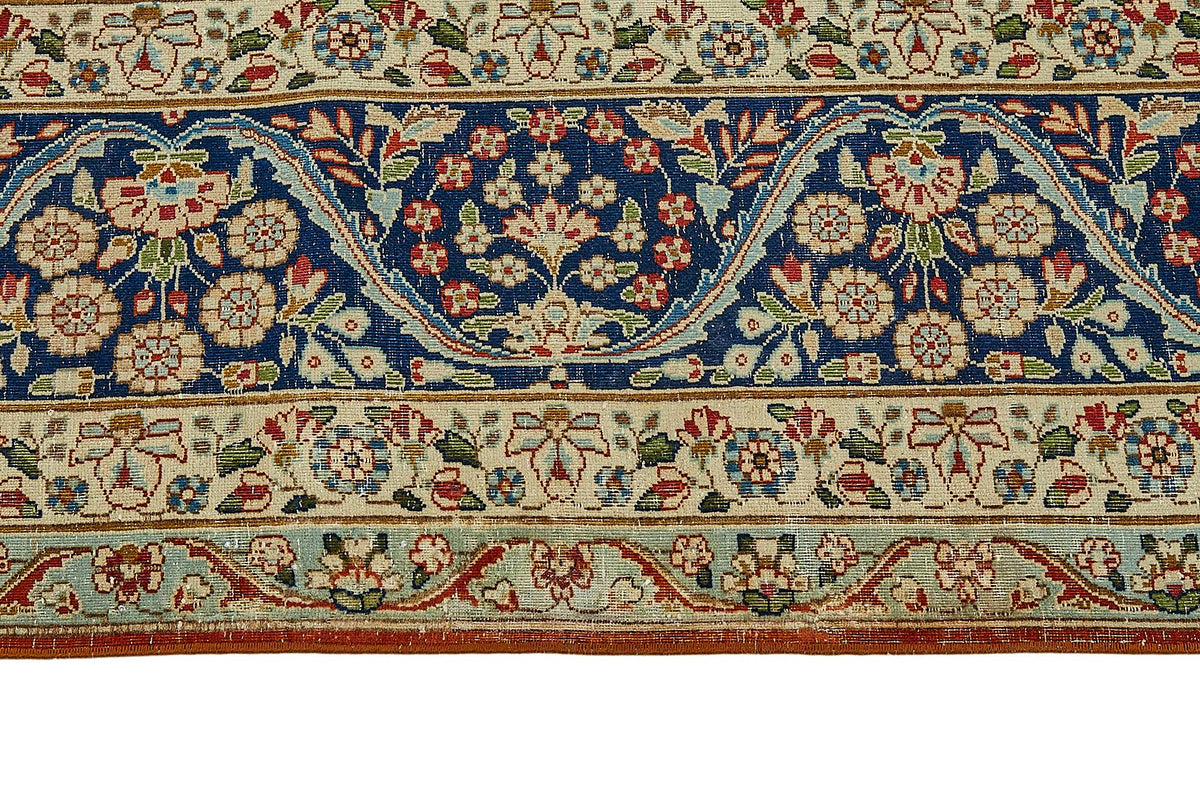 Rusvo Vintage Kırmızı Dokuma Madalyon Desenli Halı 312x396 cm 49698 – farklı açı