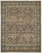 Rusvo Vintage Kırmızı Çiçek Desenli El Dokuma Halı 290x358 cm 49705