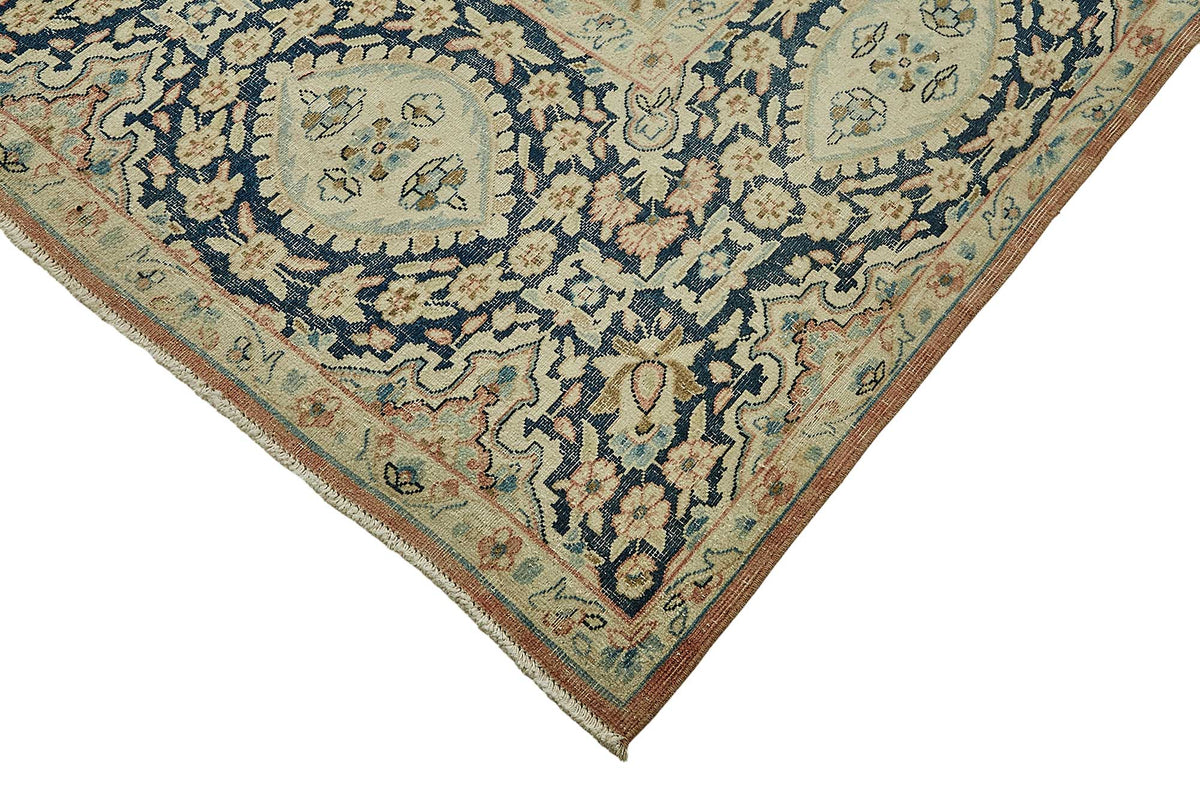 Rusvo Vintage Pembe Madalyonlu Düz Dokuma Halı 293x396 cm 49711 – detay görünümü