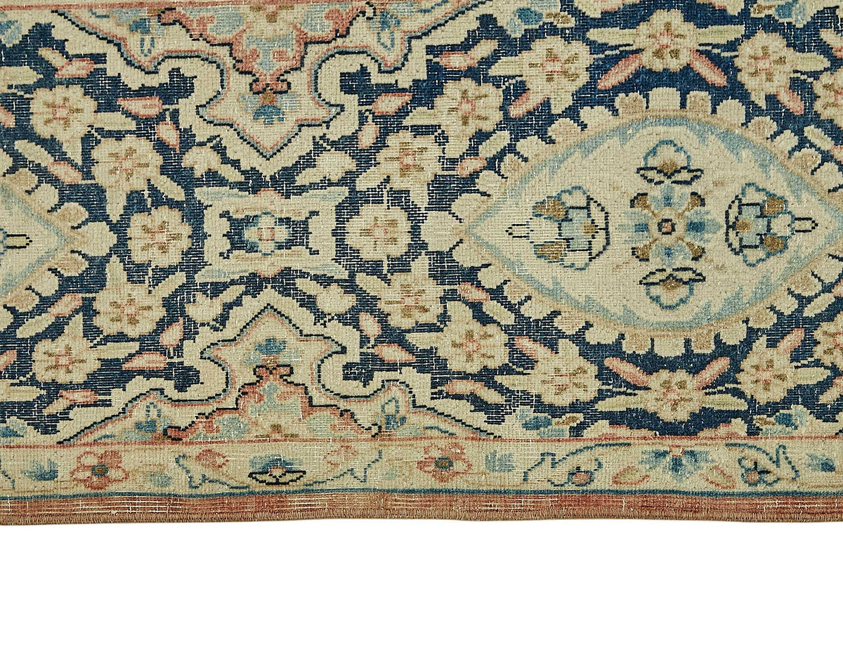Rusvo Vintage Pembe Madalyonlu Düz Dokuma Halı 293x396 cm 49711 – farklı açı