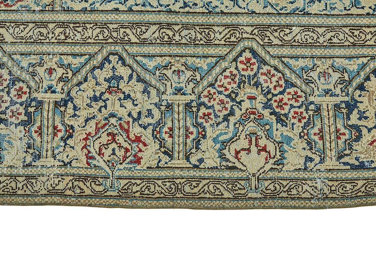 Rusvo Madalyon Desenli Kırmızı El Dokuma Halı 259x363 cm 49733 – farklı açı
