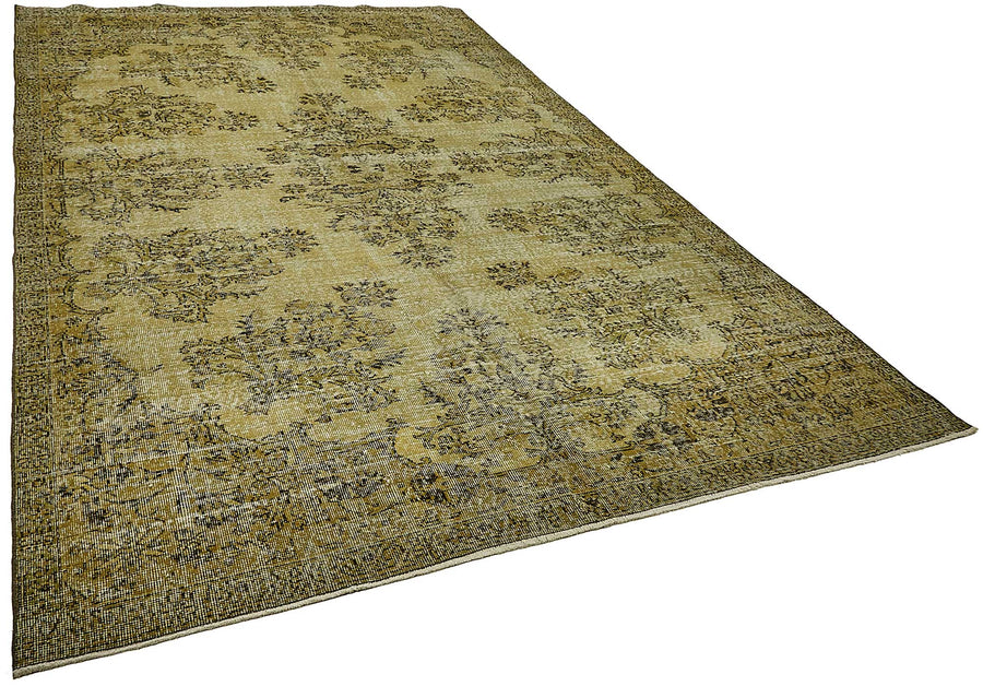 Zelko Hardal Gri Madalyon Desenli Eskitme El Dokuma Halı 221x360 cm – genel görünüm